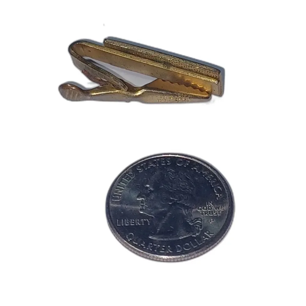 -Fleur de Lis Multi Color BSA Boy Scouts Vintage KINNEY CO SMALL Tie Bar Clip
